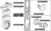Korpus modułowego uchwytu do czujek ruchu bracket-e-1 satel - obrazek 6
