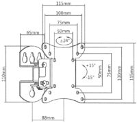 Gestire per TV o monitorare BRATCK-LCD-501n-Picture 3