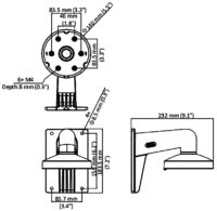 Camera holder DS-1273ZY-PT6 HIKVISION-Picture 5
