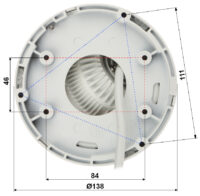 Cámara de imágenes térmicas híbridas IP DS -2TD1217-6/QA 6.2 mm - 720p, 8 mm - 4mpx HikVision - Imagen 3