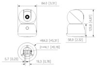 IP IP internal rotary H5B HERO B1 Wi -Fi - 5MPX 3.6mm Dahua - Picture 6