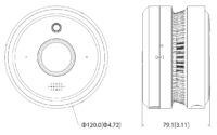 Kamera ip z czujką dymu hy-sav849ha-e - 5mpx 2.0mm dahua - obrazek 8