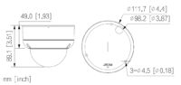 IPC IPC-HDBW3842E-AS-0280B WSSSENSE-8.3MPX, 4K UHD 2,8mm DAHUA IPC-HDBW3842E-AS-0280