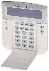 A K -32/LCD/Plus Paradox vészhelyzeti vezérlőpanel billentyűzete - 1. kép