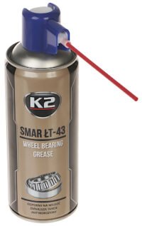 Smar do łożysk łt-43 k2-lt-43/400 spray 400ml k2 - obrazek 1