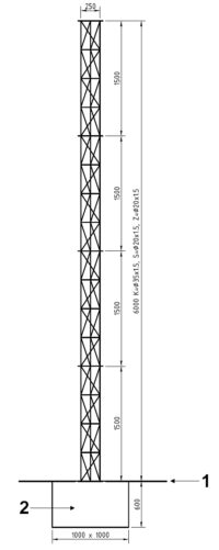 Aluminum mast mk -6.0/ct - Picture 7
