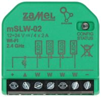 Inteligentny sterownik oświetlenia led mslw-02 wi-fi, 12... 24v dc zamel - obrazek 3