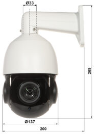 Kamera ip szybkoobrotowa zewnętrzna omega-23p18-8 - 1080p 5.35... 96.3mm - obrazek 5