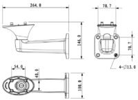 PFB604W DAHUA housing handle - Picture 5
