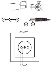 Захранване 12V/5A/5.5 - Снимка 3