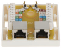 Socket final RJ45-2G5 / 6 Double - Photo 3