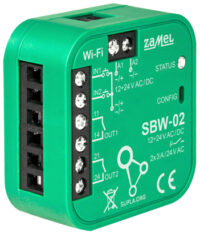 Inteligentná brána a dvere vodič SBW-02 Wi-Fi, Supla 12 ... 24V AC/DC Zamel-Picture 1