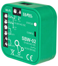 Inteligentná brána a dvere vodič SBW-02 Wi-Fi, Supla 12 ... 24V AC/DC Zamel-Picture 4