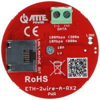 Zestaw konwerterów utp / 2-wire do transmisji lan+poe eth-2wire-a-set2 komplet 2 szt atte - obrazek 2