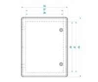 Locuințe ermetice industriale/356x456x162/SR3/EPN 356X 456X 162mm Elektro -plast Nasielsk - Imaginea 4